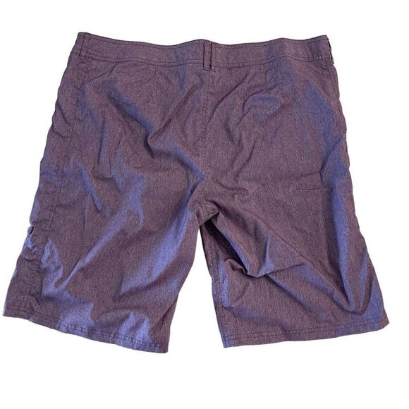 Cloudveil Men's Casual Long Short Flat Front Purple Size XXL - Picture 2 of 7